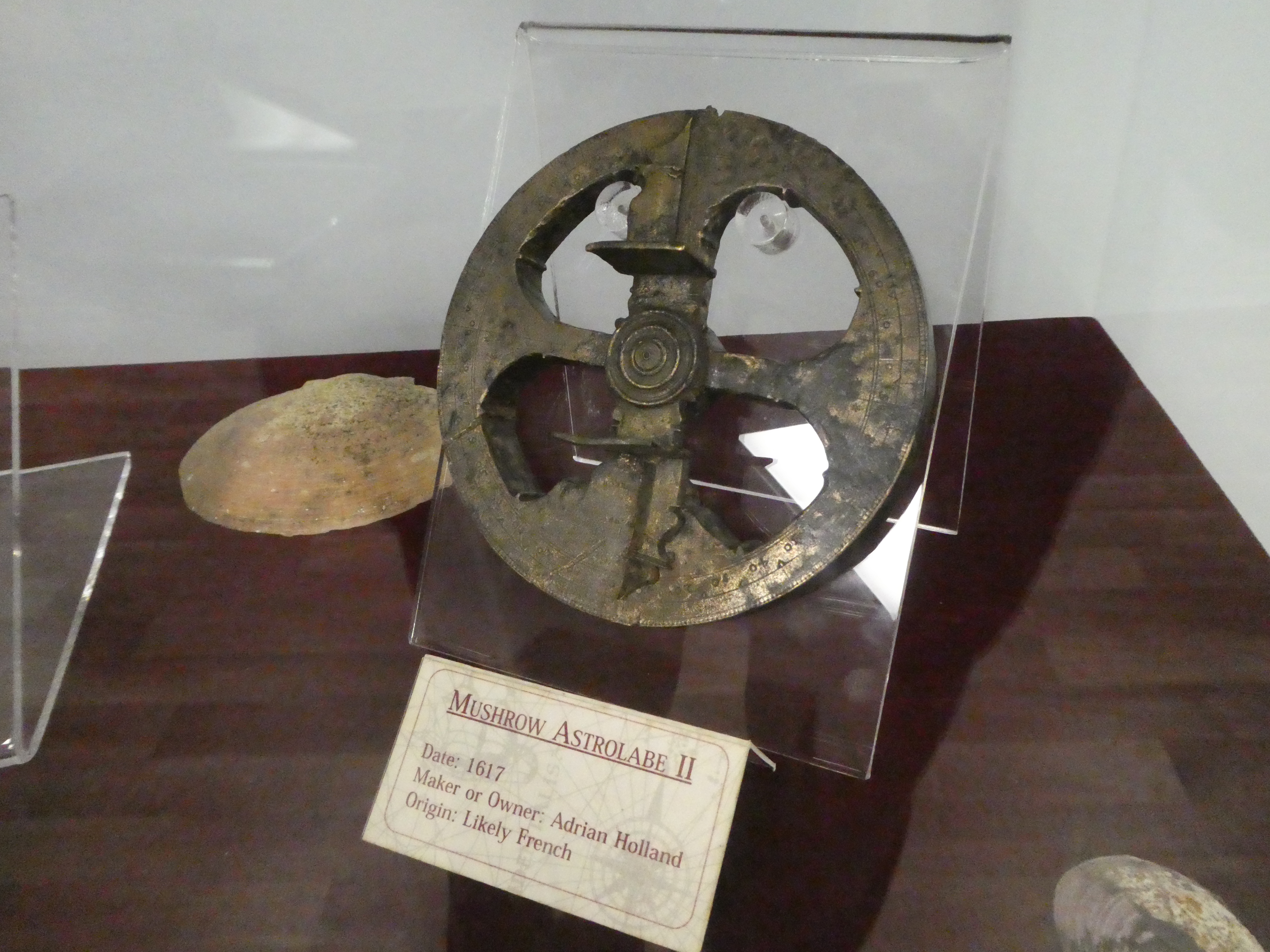 Salvaged Astrolabe at Railway Heritage Museum